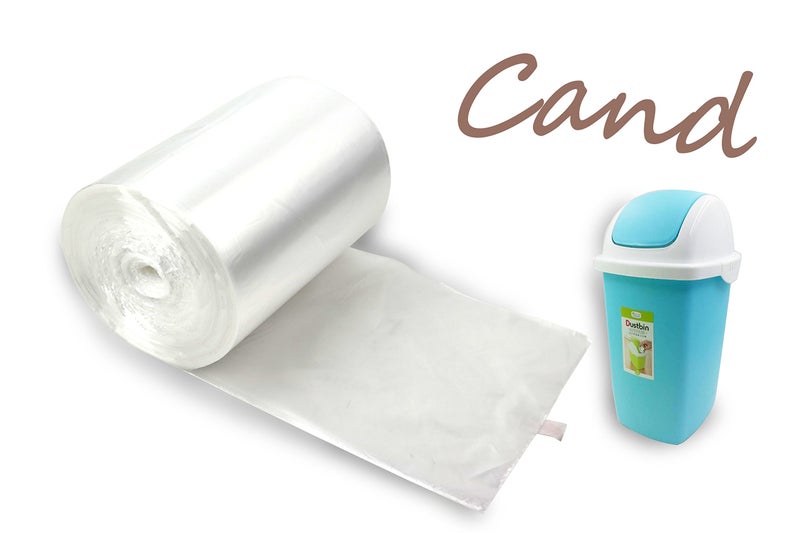 Cand 5 Gallon Clear Garbage Bags,110 Counts - Image 2